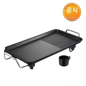 쿠첸 와이드 전기그릴 CWG-VA1600W 다이아몬드코팅 그릴팬 자동온도조절