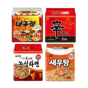 농신새너(농심라면4,새우탕면4,신라면5,너구리5)