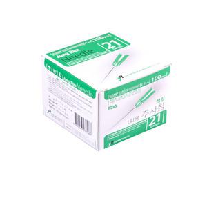 정림 일회용 주사침 21G (1-1/4 inch) 100개입