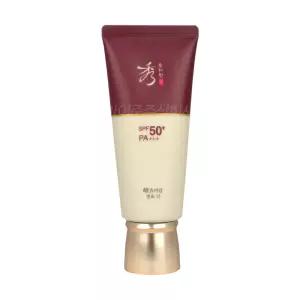 수려한 효비담 발효 선 100ml 선크림 SPF50+ PA+++ 주름개선 자외선차단