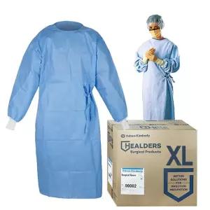 유한 일회용 수술가운 XL 특대 45개 멸균수술복 90003