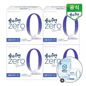 순수한면 생리대 제로 슈퍼롱 오버나이트 8P x 4팩 [H]