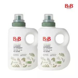 [비앤비]유아 비건 세탁 섬유세제 용기형 1500ml X2개
