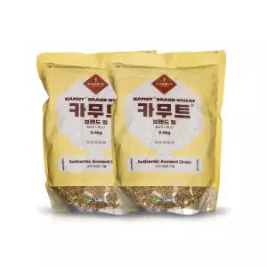 월드그린 카무트 브랜드호라산밀 2.4kg x 2개 슈퍼곡물