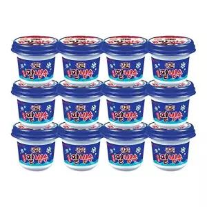 [롯데웰푸드]찰떡 일품 팥빙수 아이스크림 240ml X12개
