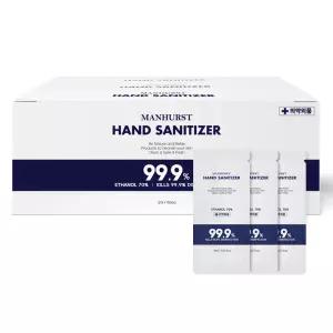 [유통기한 임박] 맨허스트 의약외품 에탄올 70% 일회용 손소독제, 2ml, 300개입, 1개