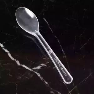 일회용숟가락 170mm 개별포장 투명 100개 일회용 수저 스푼