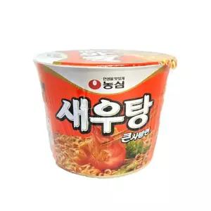 [농심] 새우탕 큰사발 컵라면 115g, 16개