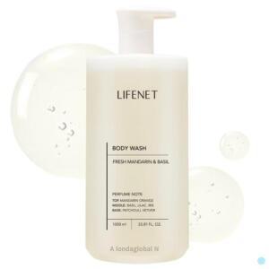 라이프넷 바디워시 프레쉬만다린 앤 바질 퍼퓸 1000ml