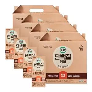 HY 한국야쿠르트 잇츠온 케어온 단백질케어 195mlX20개입X4박스