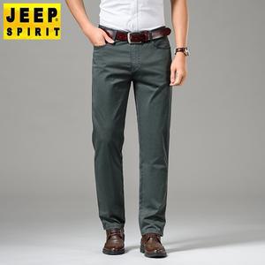 JEEP 지프 봄 여름 남성 스트레치 스트레이트 치노팬츠 캐주얼 바지