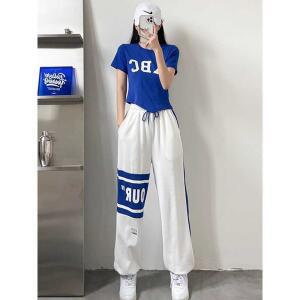 방송 댄스복 댄스 댄스복장 힙합박스 여성 단체공연복 제품 에어로빅복 크롭티 팀복 라인댄스복 세트