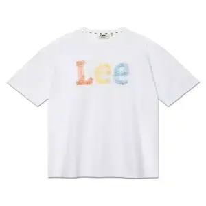 lee 스티치 빈티지 로고 티셔츠 화이트