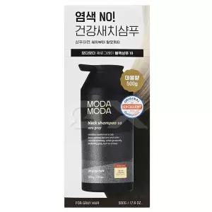 [모다모다] 제로 그레이 블랙 샴푸 10 500g 1개 무료배송 gx