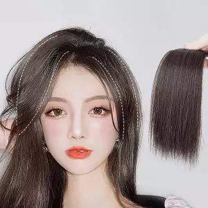 똑딱이 부분 가발 옆머리 볼륨 헤어피스 정수리 앞머리 셀프