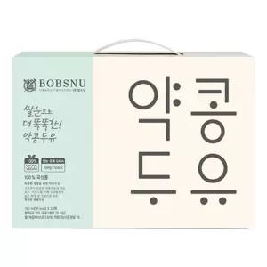 서울대밥스누 쌀눈으로 담백한맛 온가족간식 더 똑똑한 약콩두유 190ml 24개