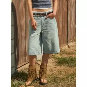 [후아유](김해점)Bermuda Denim Pants (F) WHTJG2442F