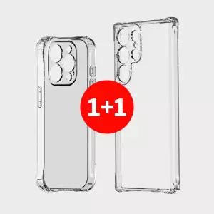 1+1 변색없는 범퍼 카메라보호 갤럭시 S26 울트라 플러스 풀커버 투명 젤리 핸드폰 케이스 S942 S947 S948