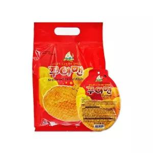 [경진식품] 꾸이맨 23g x 10개입 230g 어포 쥐포 튀김 마른 안주 편의점간식