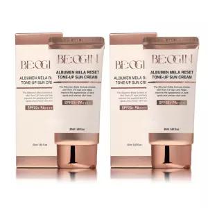 비오진 알부민 멜라 리셋 톤업 선크림 50ml X 2개