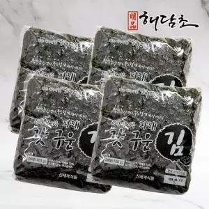 [해담초] 고소한 향 가득 갓구운 파래김120g 30매)x4봉