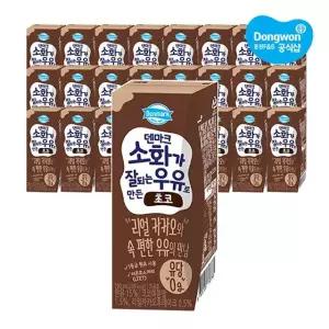 [동원] 덴마크 소화가 잘되는 우유로 만든 초코 190ml x 24개