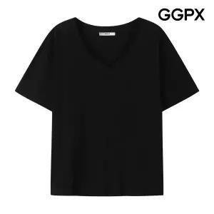 [GGPX] V넥 베이직 반팔 티셔츠 (GQ4TS055F)