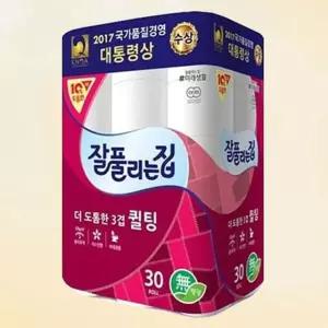 쿨샵 잘풀리는집 더 도톰한 3겹 퀼팅 30롤 화장지