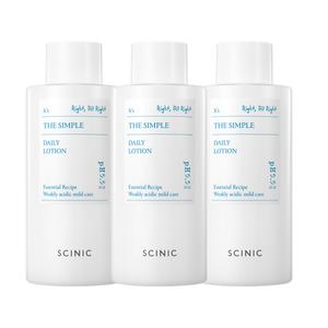 싸이닉 더 심플 데일리 약산성 비건로션 260ml / 저자극+보습+진정 3개