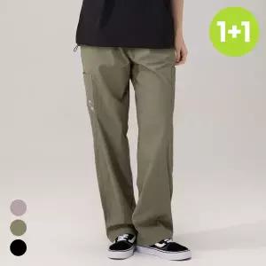 1+1 에버라스트 여성 카고 바지 여름 9부 팬츠