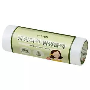 [NS홈쇼핑]한예지 클린터치 위생롤백 25x35 500매 1팩(총 500매)[35599568]