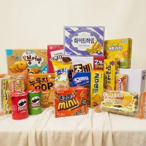 사무실 과자 세트 탕비실 간식 꾸러미 스낵 박스 단체 선물 학교 직원