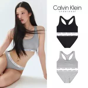 캘빈클라인 여성 브라 팬티 3장 세트 스포츠브라 브라렛 QP2856O+QP1258O