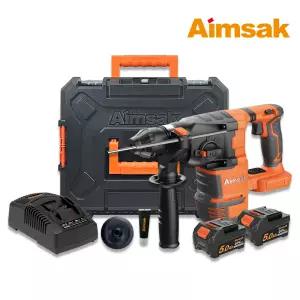 아임삭 BL18RH28V 20V MAX 충전로터리해머드릴 5.0Ah 2개