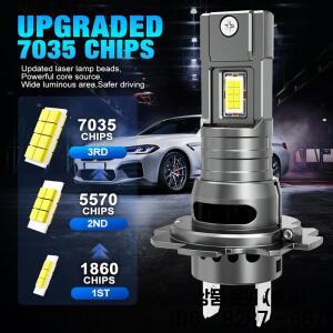 H7 LED 헤드라이트 CANBUS 30000LM 7035 CSP 칩 1:1 미니 사이즈 플러그 앤 플레이 자동차 램프 무선 터보