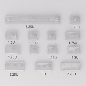 기계식 키보드용 빈 XDA 키캡 타이핑 성능 향상 투명 키캡 1 5mm 두께 1