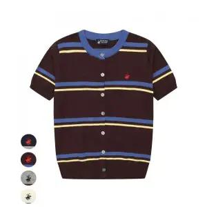 BHPOLOCLUB 여성 썸머 스트라이프 반팔니트 가디건 4Color TK101 B01TK101M2 996533