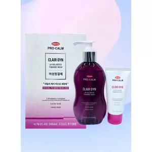 리뉴얼 샘플 3개 프로캄 클레어진 200ml + 휴대용50ml 한미약품 여성 청결제
