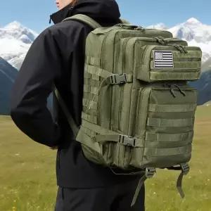 50L/30L 엘리트 전술 배낭  3배 더 강한 및 군용 배낭  내구성과 견고함 3일용 MOLLE 버그아웃 백