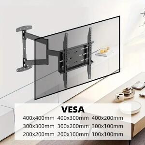 32-65인치 LED 플라즈마 TV 범용 벽걸이 브래킷 최대  400x400mm 적재 용량 110LBS 스탠드