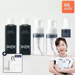 오키뷰티 최강희 흑진주 흑효모 클렌징 2개+마이크로바이옴 액티브 스킨 에센스 2개+미스트 1개