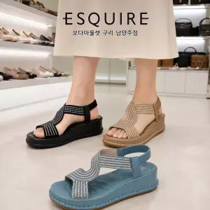 [에스콰이아]여성 데일리 여름 샌들 PFEMDS62789BKCABL HDHZ2A GN_GN