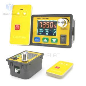 PWM 속도 컨트롤러 DC6-55V LCD 지능형 디지털 디스플레이 타코미터 조정 가능한 무선 원격 제어 모터