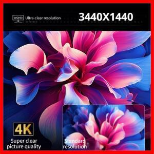 34인치 커브드 240Hz 게이밍 모니터 4K 1800R 곡률 해상도 FreeSync Premium  sRGB 울트라 와이드 21:9 e스