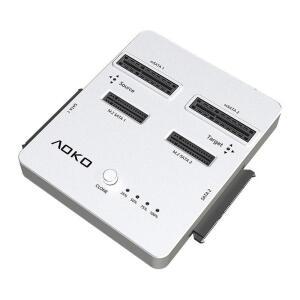mSATA SATA 듀얼 하드복사기 오프라인 복제 도킹스테이션 HDD SSD 백업 2베이