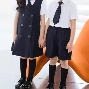 스트라이프 하복 반팔세트 교복 유치원 어린이 합창단