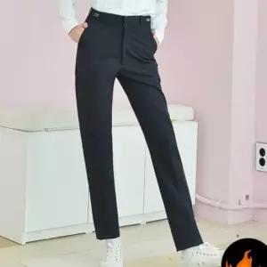 교복몰 (빅사이즈)(허리조절 기모) 네이비 교복 바지