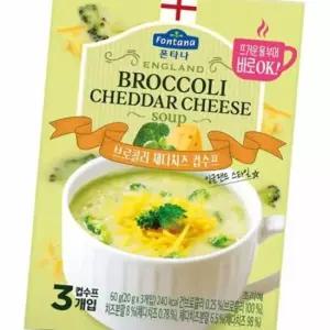 폰타나 브로콜리 체다치즈 컵수프 60g x 12
