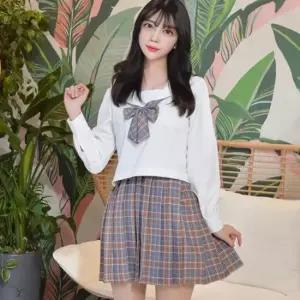 교복몰 차분한 오렌지 블라썸 일본여고생 세라복 긴팔