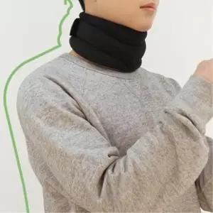 [하프클럽/]자석 부착 목보호대 목밴드 바른자세 목 견인밴드
